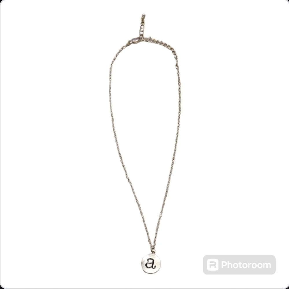 Initial " a minor" Necklace - Picture 2 of 3
